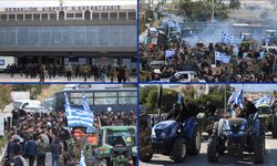 Girit'te çiftçiler havalimanını bastı