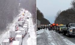 ABD'de zincirleme kaza: 50 araç birbirine girdi