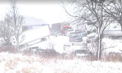 ABD'de karın karanlık yüzü! 100 araçlık zincirleme kaza meydana geldi