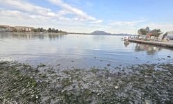 Datça'da deniz suyu 5 metre çekildi