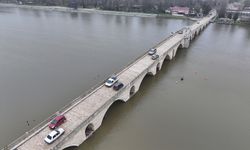 Edirne'de kuraklık endişesine "su serpen" görüntü: Meriç ve Tunca yeniden coştu!