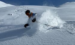 Kaçkar Dağları'nda, helikopteli kayak olan"heliski" heyecanı devam ediyor