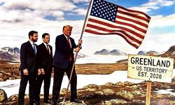 Trump bayrağı dikti! "ABD toprağı Grönland! Kuruluş 2026"