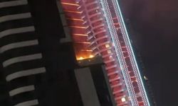 İzmir’de lüks yapıda yangın panik yarattı