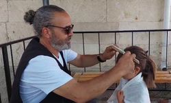 Köyde güzellik var: Kuaför İsmail Kızıl'ın köy çocuklarına hediyesi