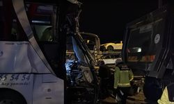 TEM otoyolunda feci kaza: 1 ölü 19 yaralı