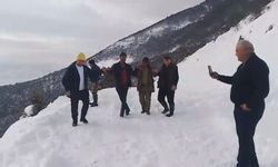 Sivas'ta davullu zurnalı kar eğlencesi!