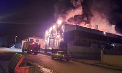 Çorum'da ekmek fabrikasında korkutan yangın!