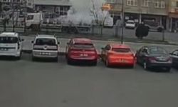 Trabzon'da trafikte dehşet: Seyir halindeki kamyonda tüp bomba gibi patladı!