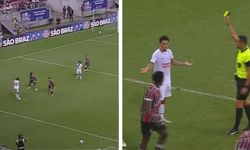 Yok artık! Çalım attığı için sarı kart gördü!