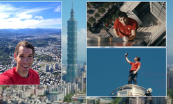 Amerikalı Alex Honnold, 508 metrelik "Taipei 101" gökdelenine ekipmansız tırmandı! Netflix canlı yayınladı