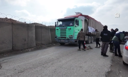 Ateşkes sahaya yansıdı: Aynularab’a ikinci yardım konvoyu yola çıktı