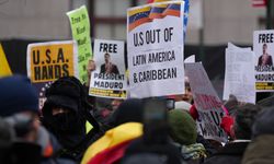 New York'ta Maduro ve eşinin serbest bırakılması için protesto