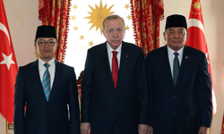 Cumhurbaşkanı Erdoğan Endonezyalı bakanları Dolmabahçe'de kabul etti