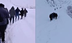 Türk misafirperverliği 100 kişiyi donmaktan kurtardı