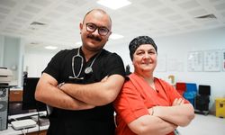 Çanakkale’de anne-oğulun acil serviste yan yana mesaisi