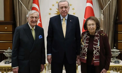 Cumhurbaşkanı Erdoğan, Rahmi Koç ve Semahat Arsel'i kabul etti