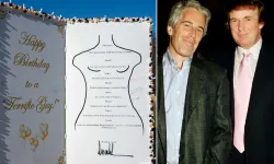 Trump'ın Epstein notu dev boyutta sokakta!