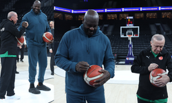 Cumhurbaşkanı Recep Tayyip Erdoğan, NBA efsanesi Shaquille O'Neal ile buluştu