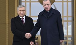 Özbekistan Cumhurbaşkanı Mirziyoyev Ankara'da