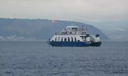 Çanakkale'de feribot seferlerine fırtına engeli