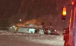 ABD'de 8 kişiyi taşıyan özel jet düştü