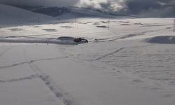 Kars'ta kar yağışı! 11 köy yolu ulaşıma kapandı