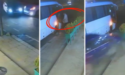 Arnavutköy'de feci kaza: Saniyelerle kurtuldu