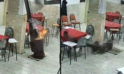 Güzel koksun diye kolonya döktüğü soba patladı!