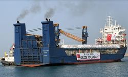 Gazze'ye yardım taşıyan Türk Kızılay gemisi El Ariş'e ulaştı