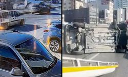 Şans eseri kurtuldular: İstanbul trafiğini kilitleyen kaza!