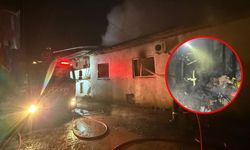 Burdur’da korkutan yangın: Canlarını zor kurtardılar!