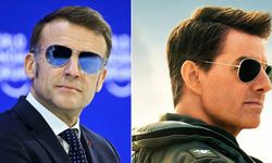Davos'ta Top Gun fırtınası: Macron'un gözlüğünün sırrı ortaya çıktı!