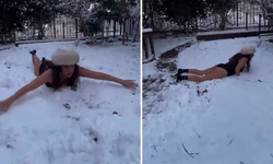 Erdal Özyağcılar'ın kızı Zeynep mayosuyla kara atladı