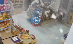 Market dolabı bomba gibi patladı! | VİDEO