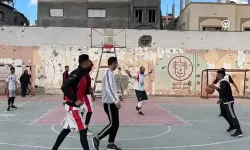 Gazze Şeridi'nde 2 yıl aradan sonra basketbol faaliyetleri yeniden başladı