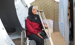 Gazze'de yarım kalan bir hayat! Bacağını kaybetti, çadıra mahkum oldu