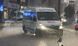 Kırklareli'nde sağanak ve dolu etkili oldu