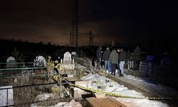 Erzurum'da mezarlıkta poşete sarılı cenin bulundu