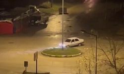 Drift atan otomobil sürücüsü tepkilere neden oldu