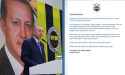 Fenerbahçe'den Cumhurbaşkanı Erdoğan'a özel teşekkür!