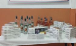 Şavşat’ta kaçak sigara ve içki ele geçirildi