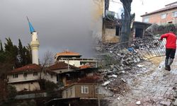 Aydın'da fırtına yıktı geçti! Minare yıkıldı, çatılar söküldü