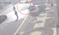 Balıkesir Dursunbey'de dev kaya parçası yola düştü! Saniyelerle ölümden döndüler