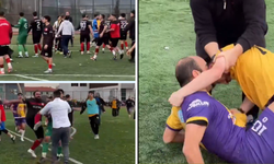 Amatör maçta kavga: 11 kişi kırmızı kart gördü