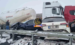 ▶️ Erzurum'da zincirleme kazada can pazarı yaşandı: 8 ağır yaralı | VİDEO