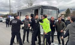 Bolu'da kaza yerinde gerginlik: Polis saldıran 2 kişi gözaltında