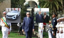 Cumhurbaşkanı Erdoğan'dan Etiyopya Başbakanı Ahmed'e anlamlı hediye: 'Pamukkale beyazı' Togg!