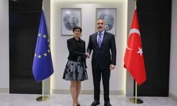 Hakan Fidan Ankara'da AB Komisyonu'nun Genişlemeden Sorumlu Üyesi Kos ile görüştü