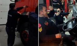 İtfaiye şoförüne yürek hoplatan sürpriz: "Anam anam benim ev"